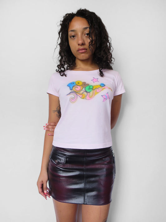 love me scoop neck tee