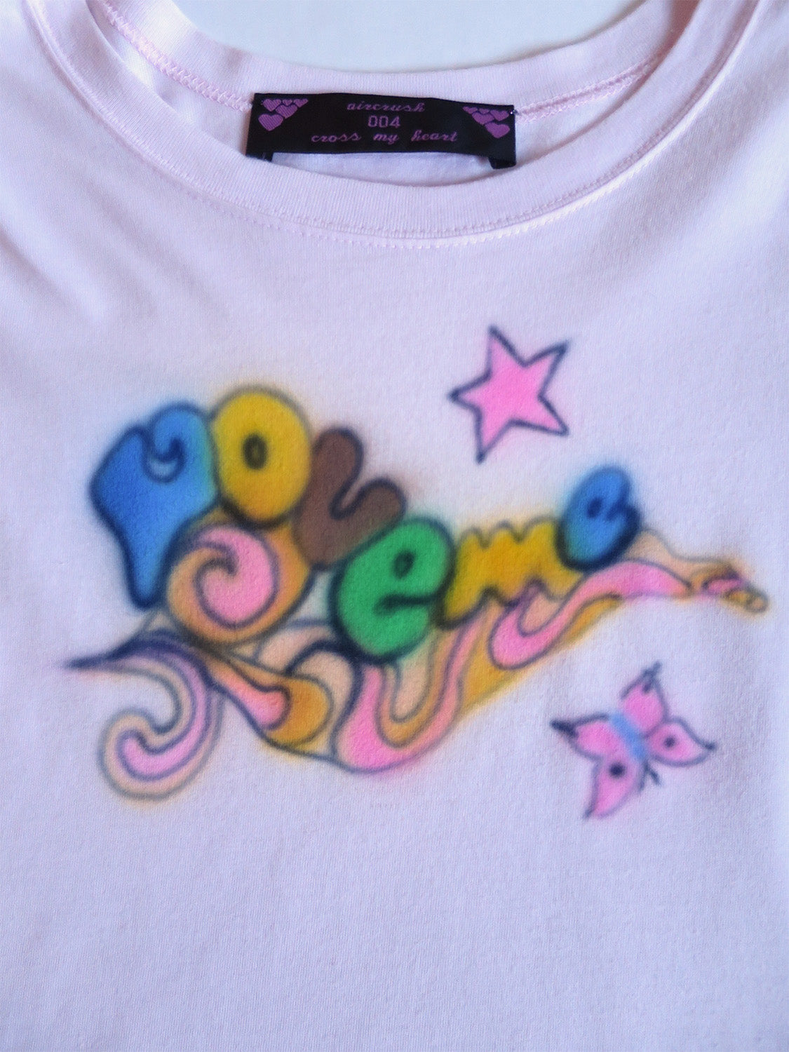 love me scoop neck tee