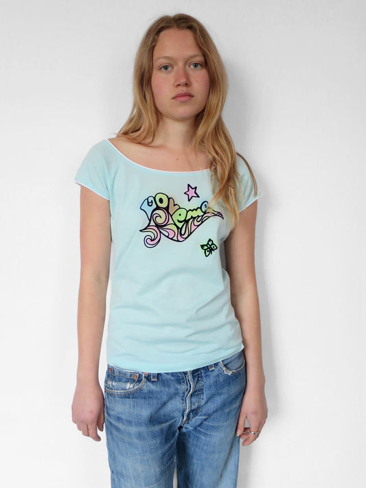 love me tee - baby blue
