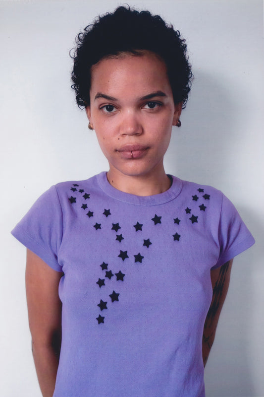 *pre-order* necklace tee - purple