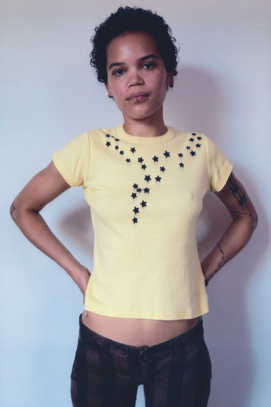 *pre-order* necklace tee - yellow