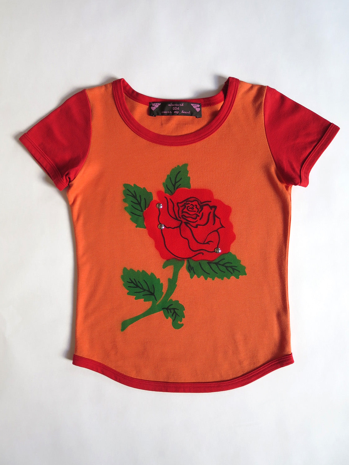 rose tee - orange