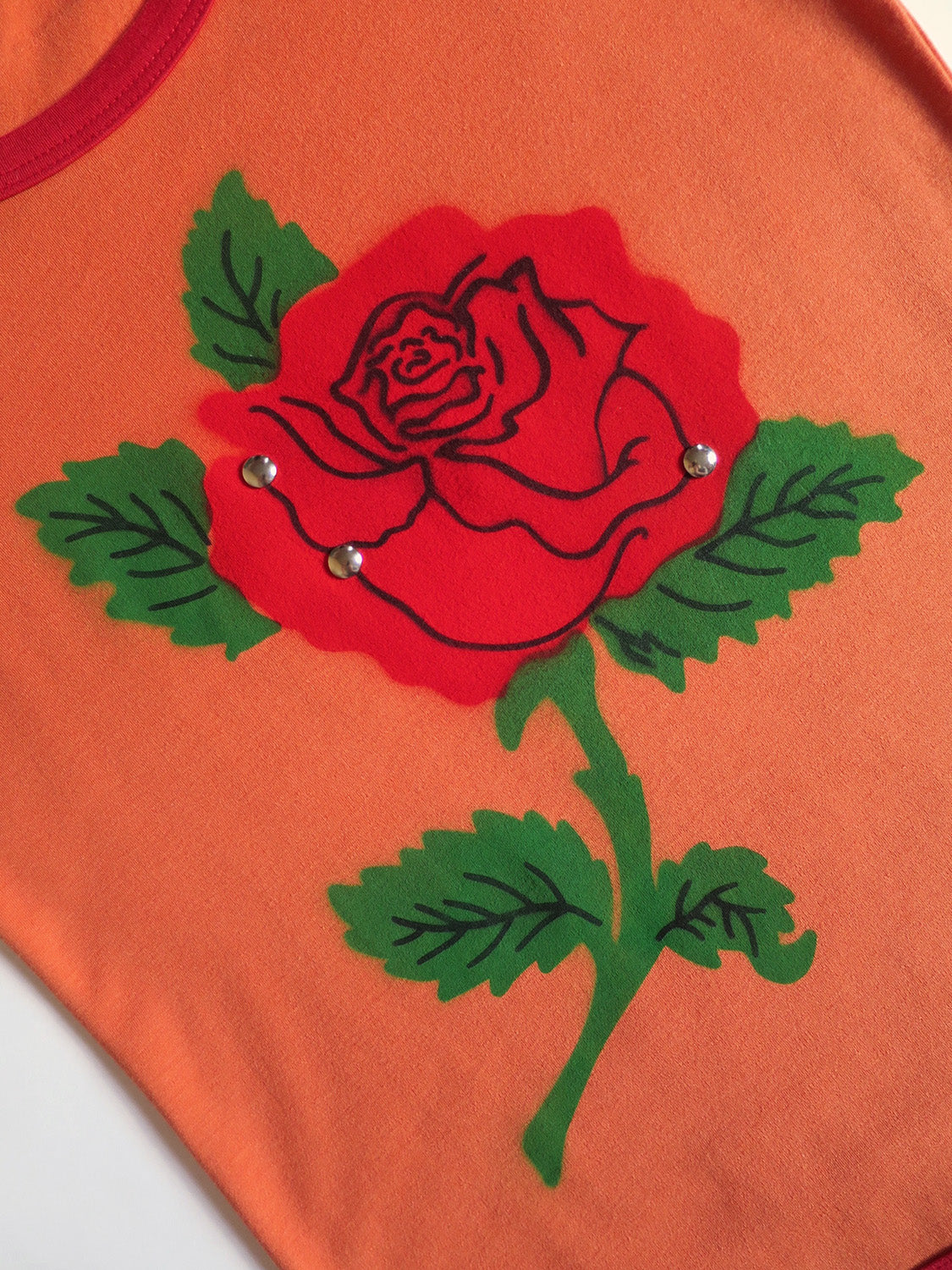 rose tee - orange