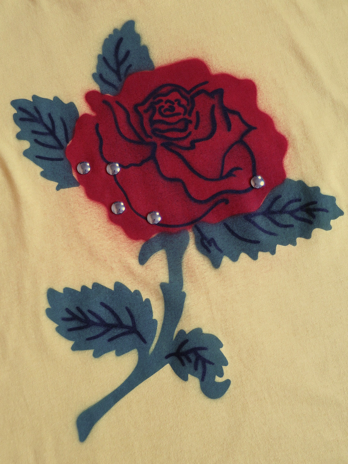 rose tee - yellow